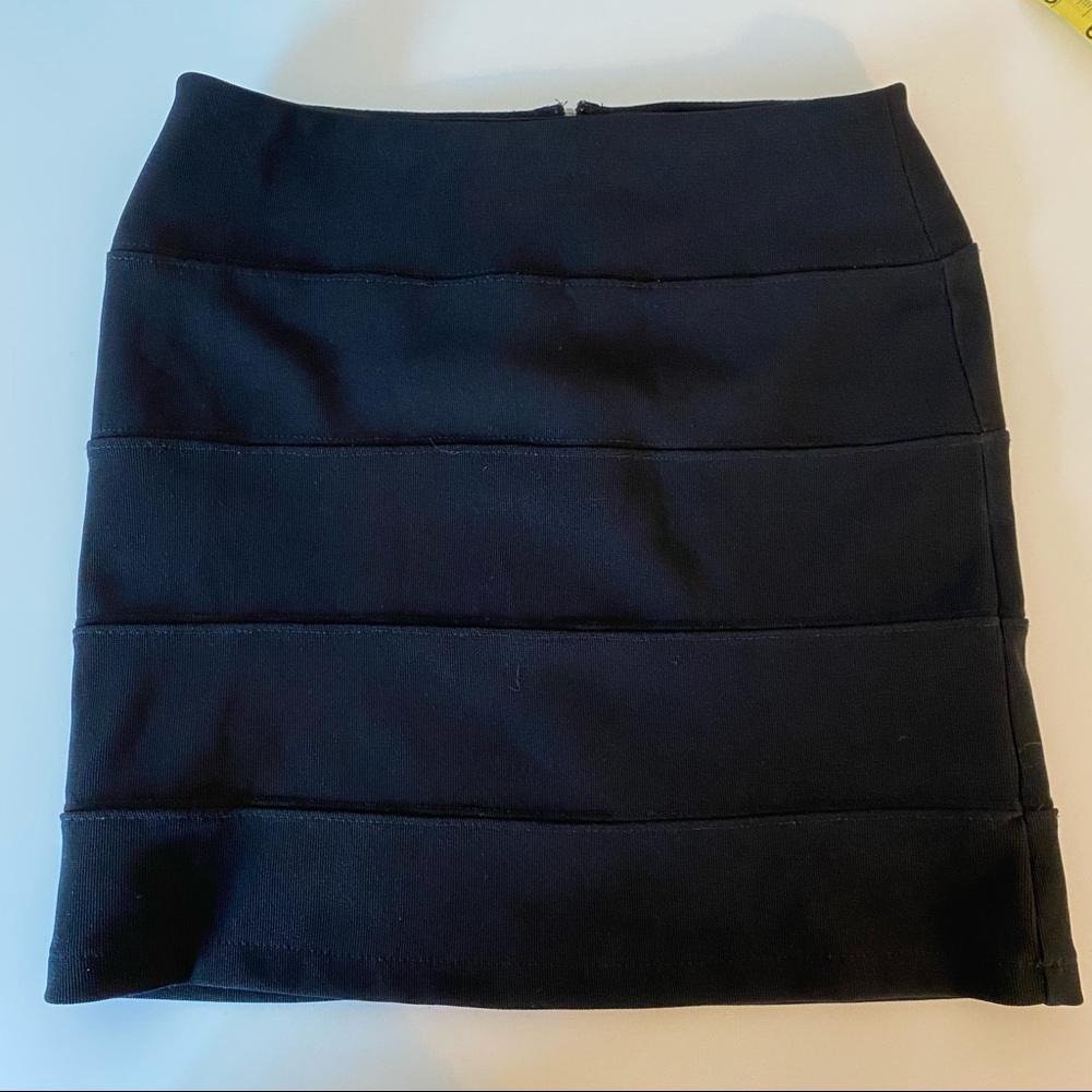 Brandy Melville black bandage mini skirt